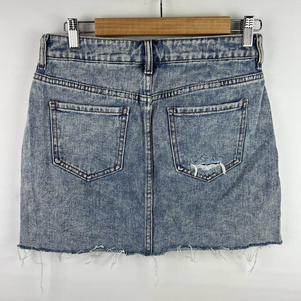 【U LAN】stone washing pocket miniskirt Union Denim Carpenter Skirt in Stonewash Blue | Vans
